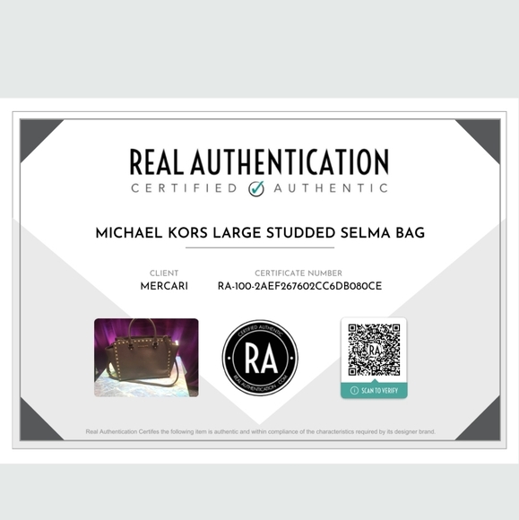 MICHAEL KORS LARGE STUDDED SELMA BAG - Picture 9 of 9